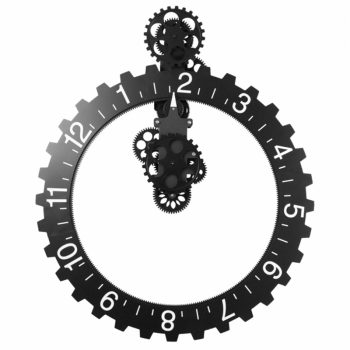 Creative Fashion Wheel Clock (3)