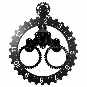 Creative Fashion Wheel Clock (4)