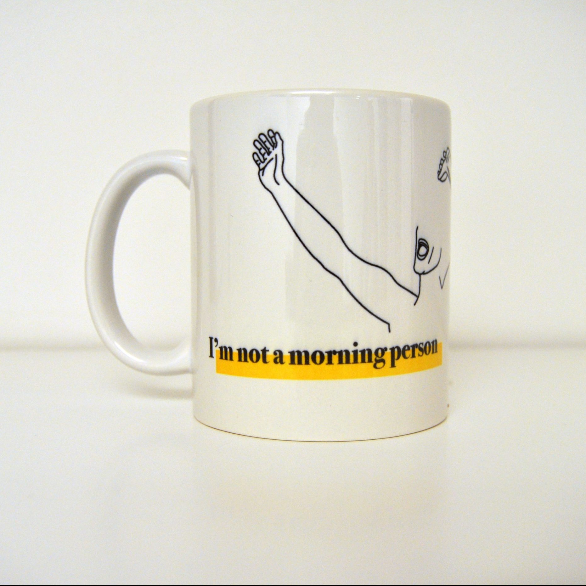 I'M Not A Morning Person Ceramic Coffee Tea Mug Cup 