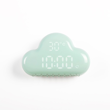 Cloud Alarm Clock Green