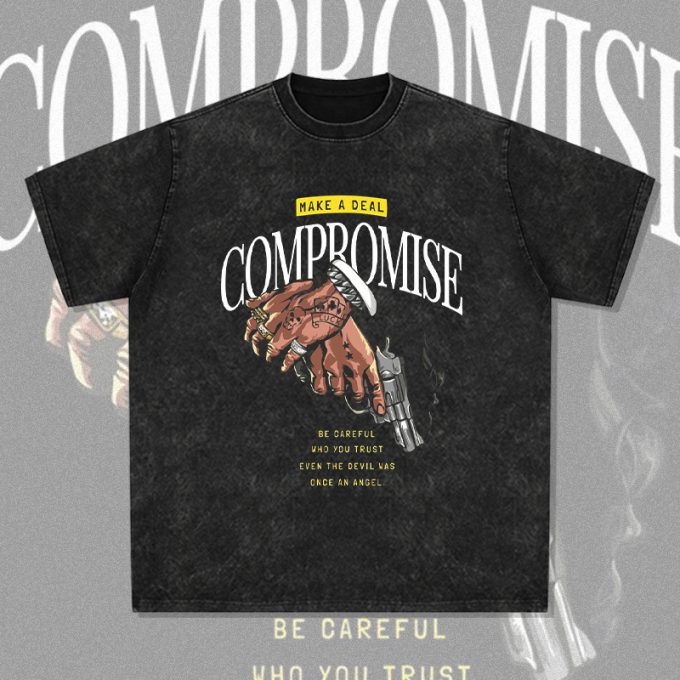 Compromise Washed Black T-Shirt