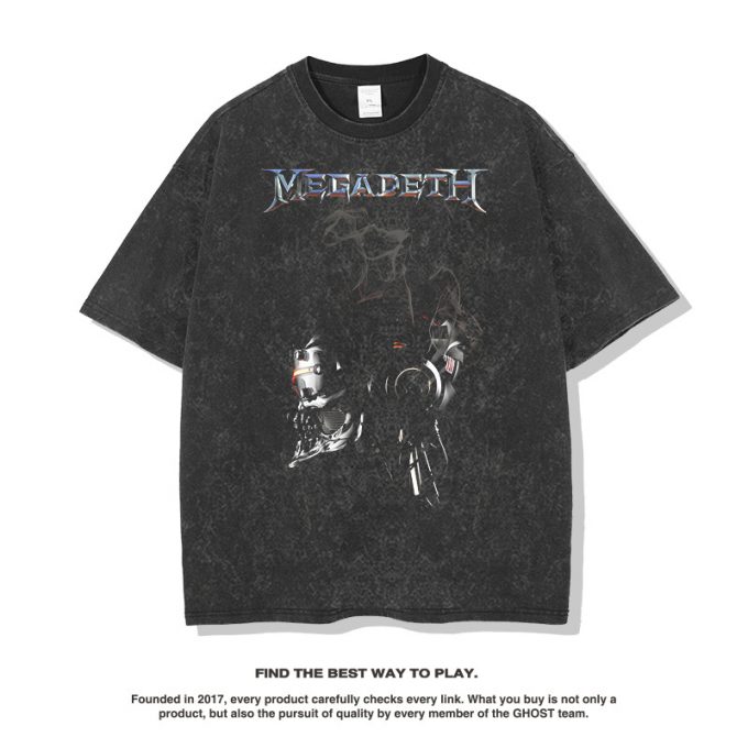 Megadeth Washed Black T-Shirt