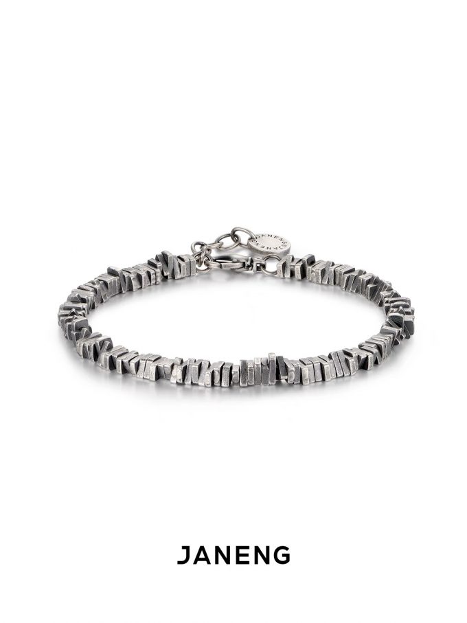Fashion&Classic Sterling Silver Broken-Chip Bracelet