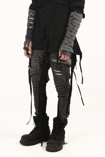 Dune&Dark Tech-Style Asymmetrical-Pants